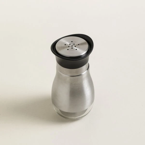 ESPECIERO DE VIDRIO Y ACERO 11 CM