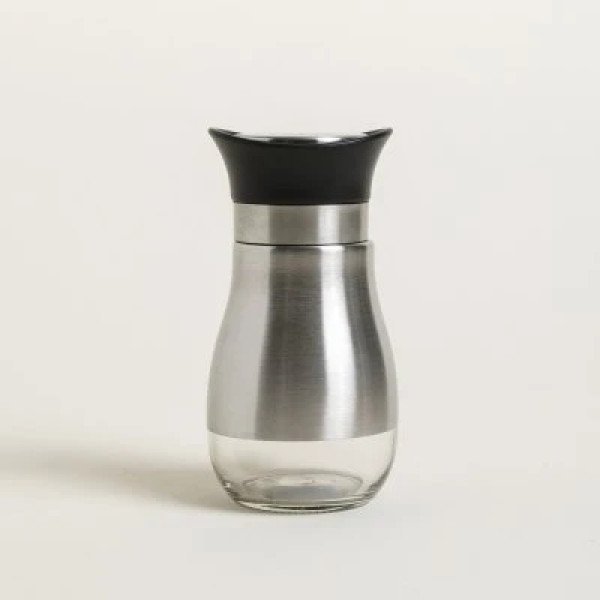 ESPECIERO DE VIDRIO Y ACERO 11 CM