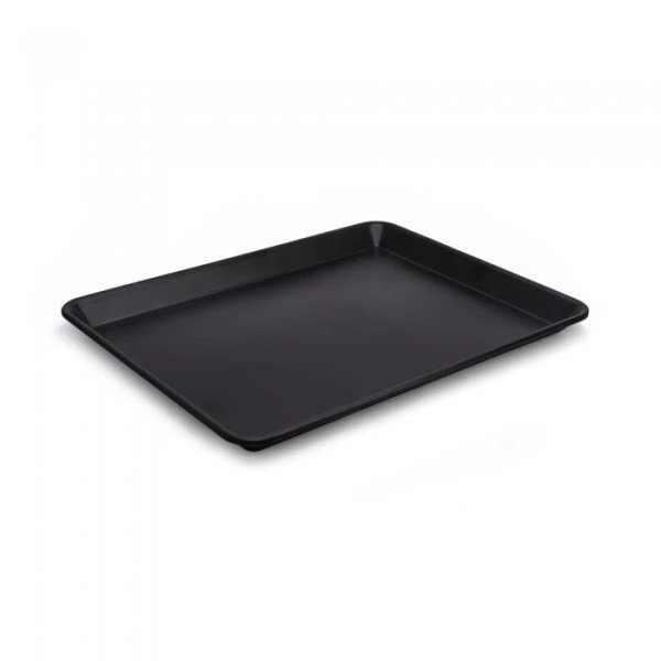 BANDEJA MEDIANA SHANGAI DE MELAMINA NEGRA
