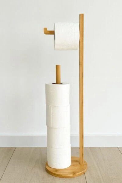 PORTA ROLLO HIGIENICO BAMBU