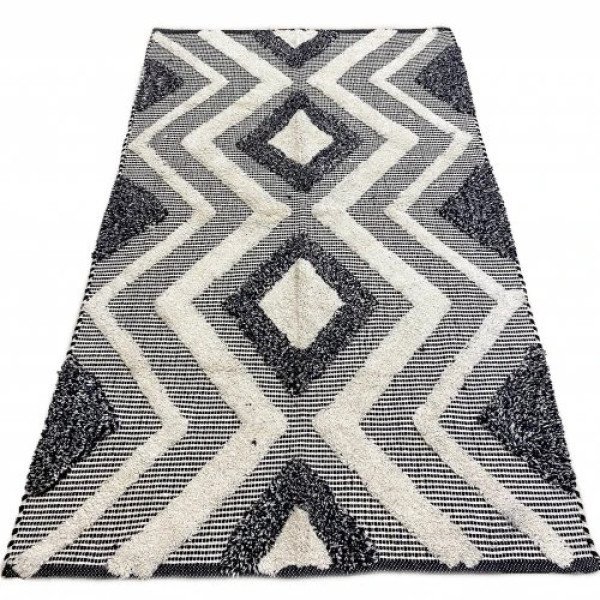 ALFOMBRA DE ALGODON CON PELOS 160X230