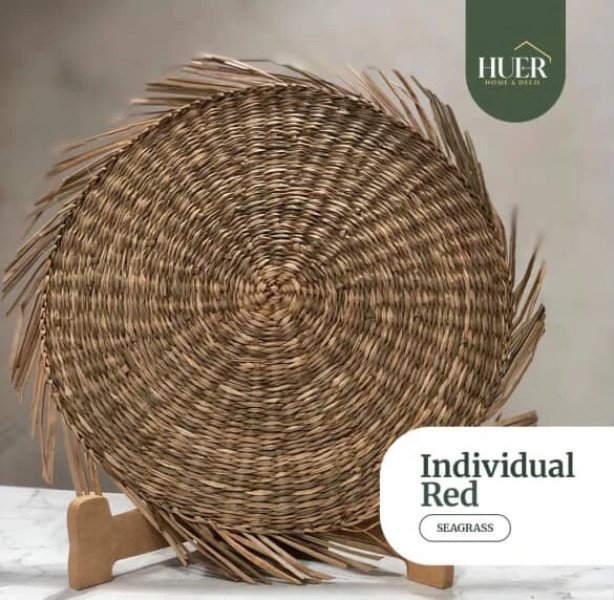 INDIVIDUAL RED SEAGRASS CON FLECOS 35 CM