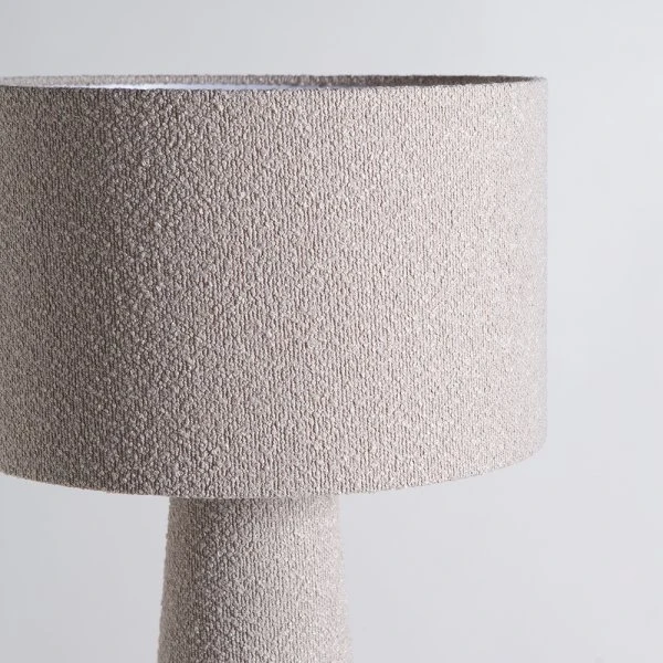LAMPARA DE PIE AEGON TAUPE 140X45