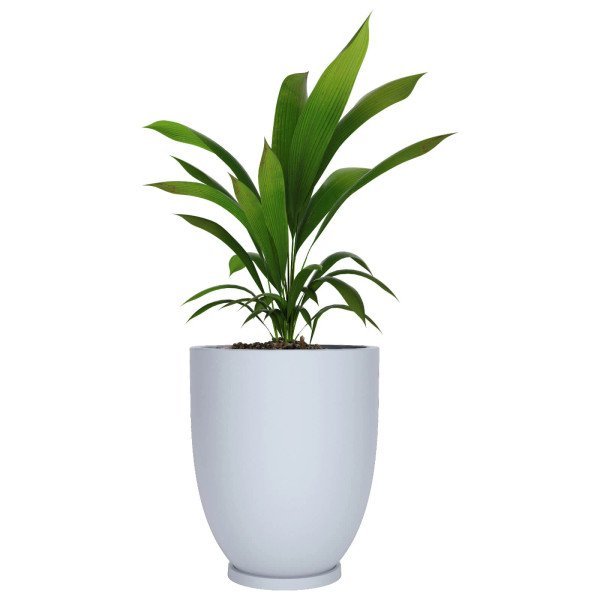 MACETA COPA GRIS 55 CM