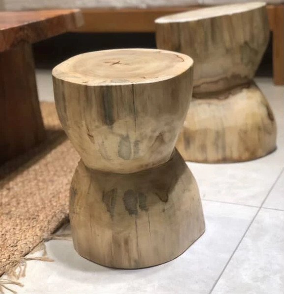 TABURETE ALAMO PEQUEÑO SEMICIRCULO 37 CM