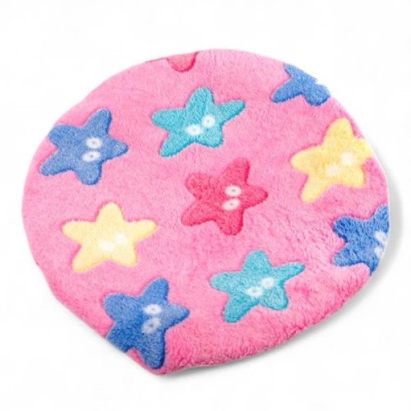 COBERTOR DE INODORO PELO CORTO CON ESTRELLAS 41X36