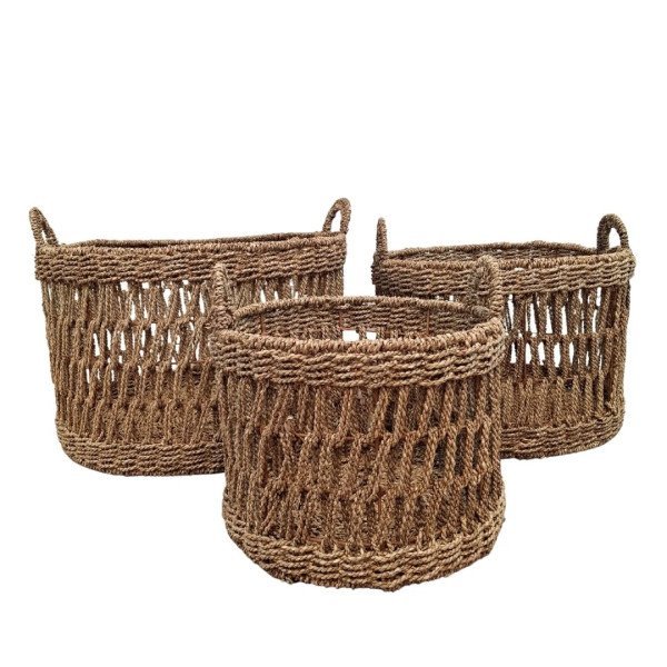 SET X3 CESTO RED XXL SEAGRASS