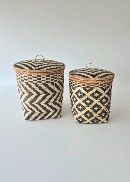 CANASTO CON TAPA GEO SETX 2