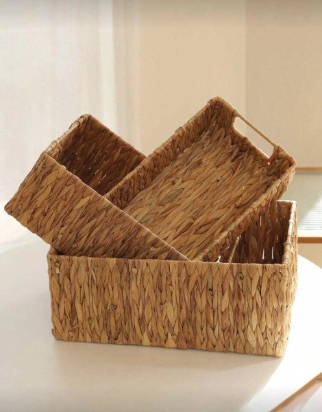 CANASTO JACINTO C/MANIJA "M"