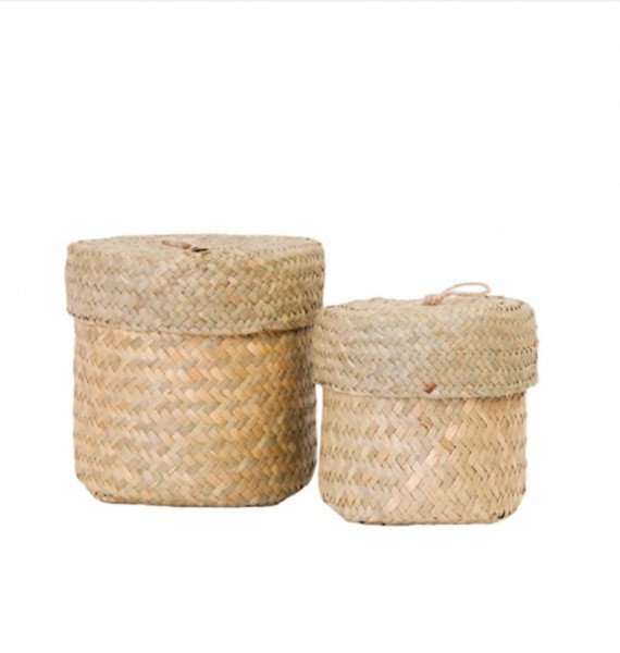 SET X2 CESTOS BAMBU